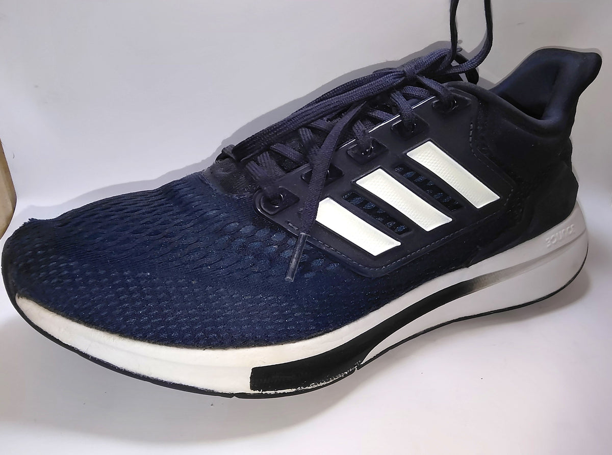Men Adidas EQ21 RUN RunningTraining Shoes Sneakers Crew NavyBlackWhite H00517