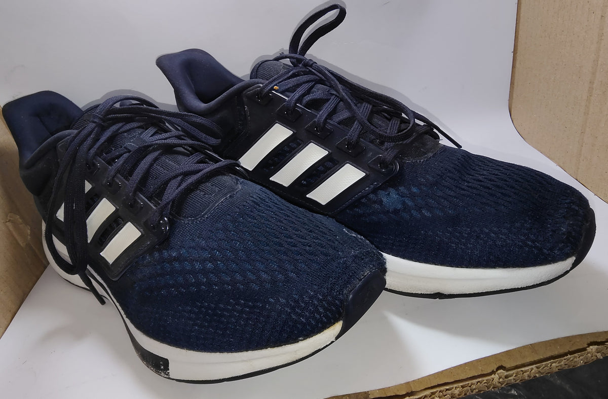 Men Adidas EQ21 RUN RunningTraining Shoes Sneakers Crew NavyBlackWhite H00517